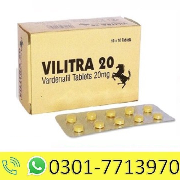 Vilitra Vardenafil Tablets 20 Mg in Pakistan