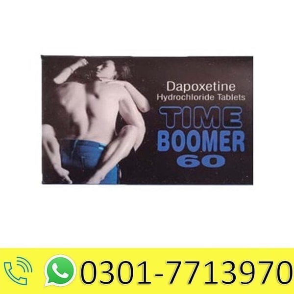 Dapoxetine 60mg Time Boomer Tablets in Pakistan