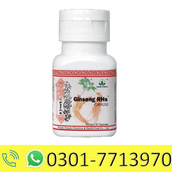 Green World Ginseng RHs Capsule in Pakistan