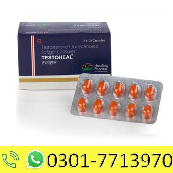 TESTOHEAL Testosterone Capsule in Pakistan