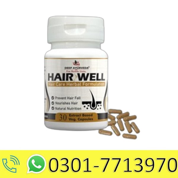 Deep Ayurveda Hairwell Capsule in Pakistan