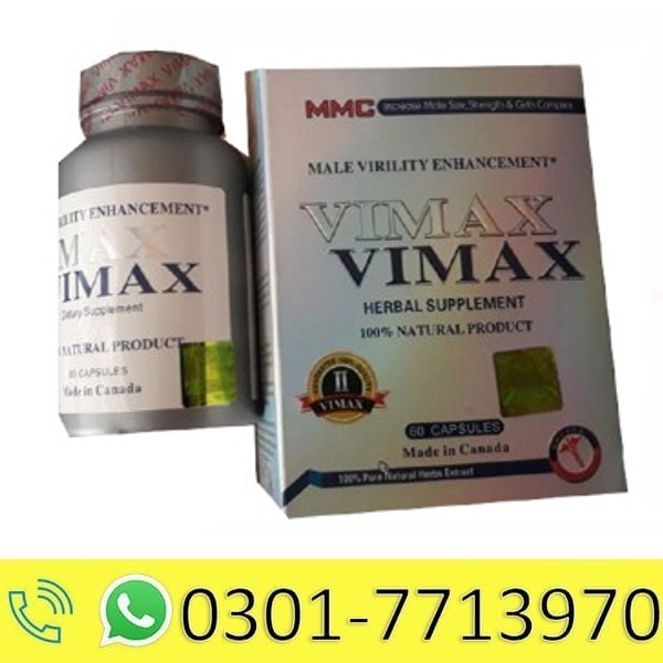 Vimax 60 Capsules Silver in Pakistan