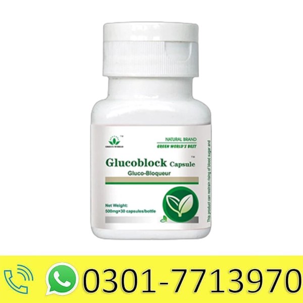 Green World Glucoblock Capsule in Pakistan