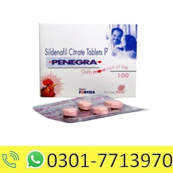 Penegra Tablet 100mg Sildenafil Citrate Price in Pakistan