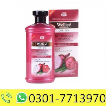 Wellice Onion Shampoo in Pakistan